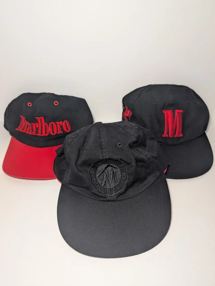 Marlboro Hat Lot of 3 - Adult, One Size Fits All