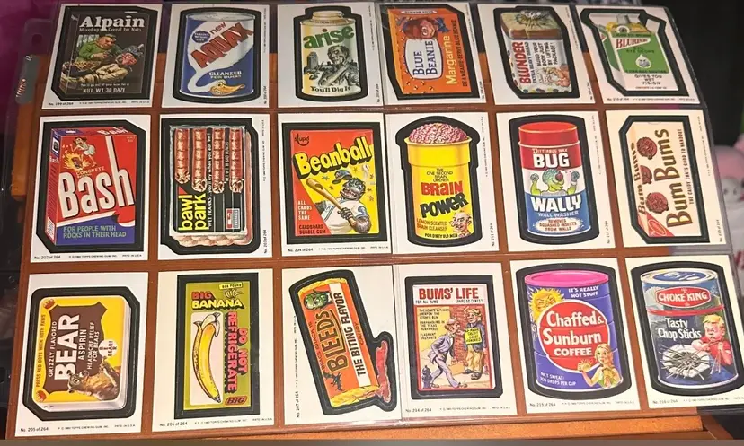 🔥 1980 Topps Wacky Packages Near Complete Set (259/264) 🔥