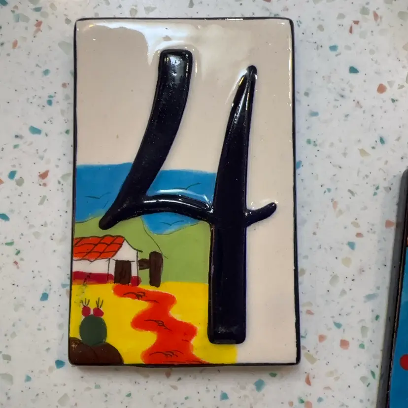 Mexican Tile #4 5.5” X 3.5”