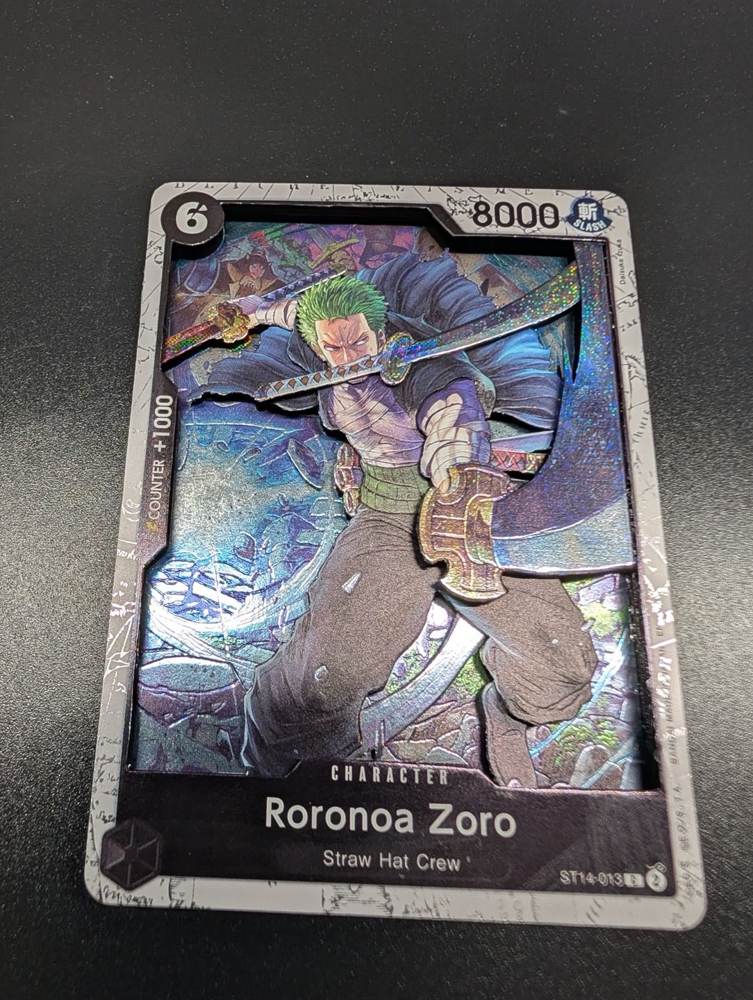 Roronoa Zoro One Piece 3d Art Card