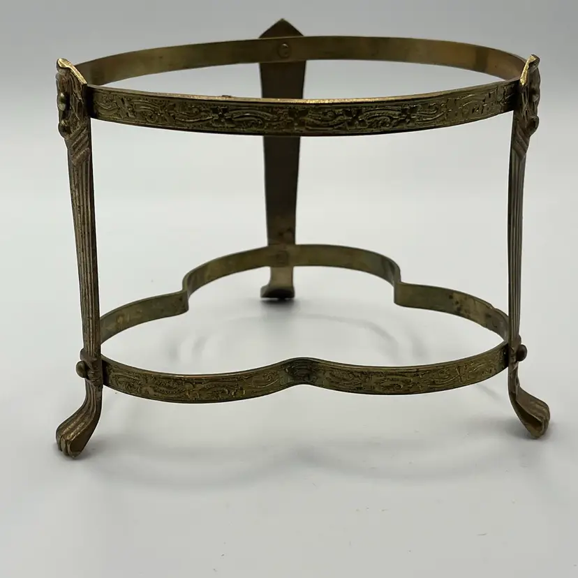 Art Deco Brass Plant Stand