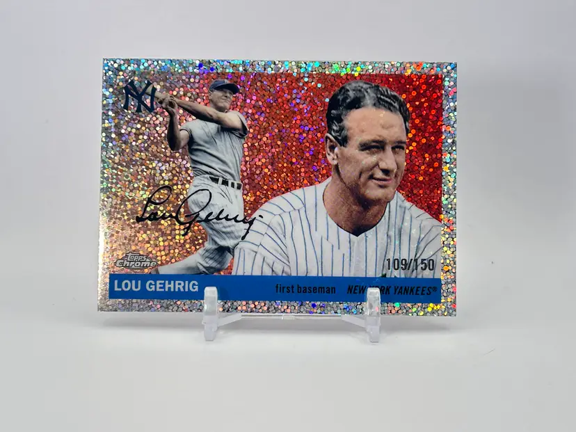 Lou Gehrig - 2025 Topps Platinum Sparkle Refractor /150 - New York Yankees