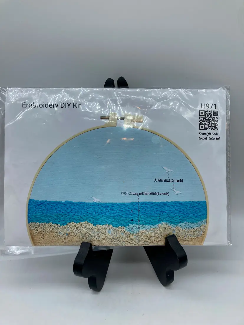 Seashore Beach Embroidery Kit