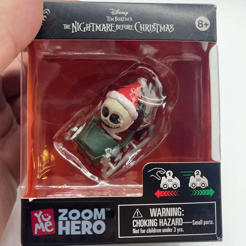 The Nightmare Before Christmas Zoom Hero Jack With Christmas Hat Figurine New