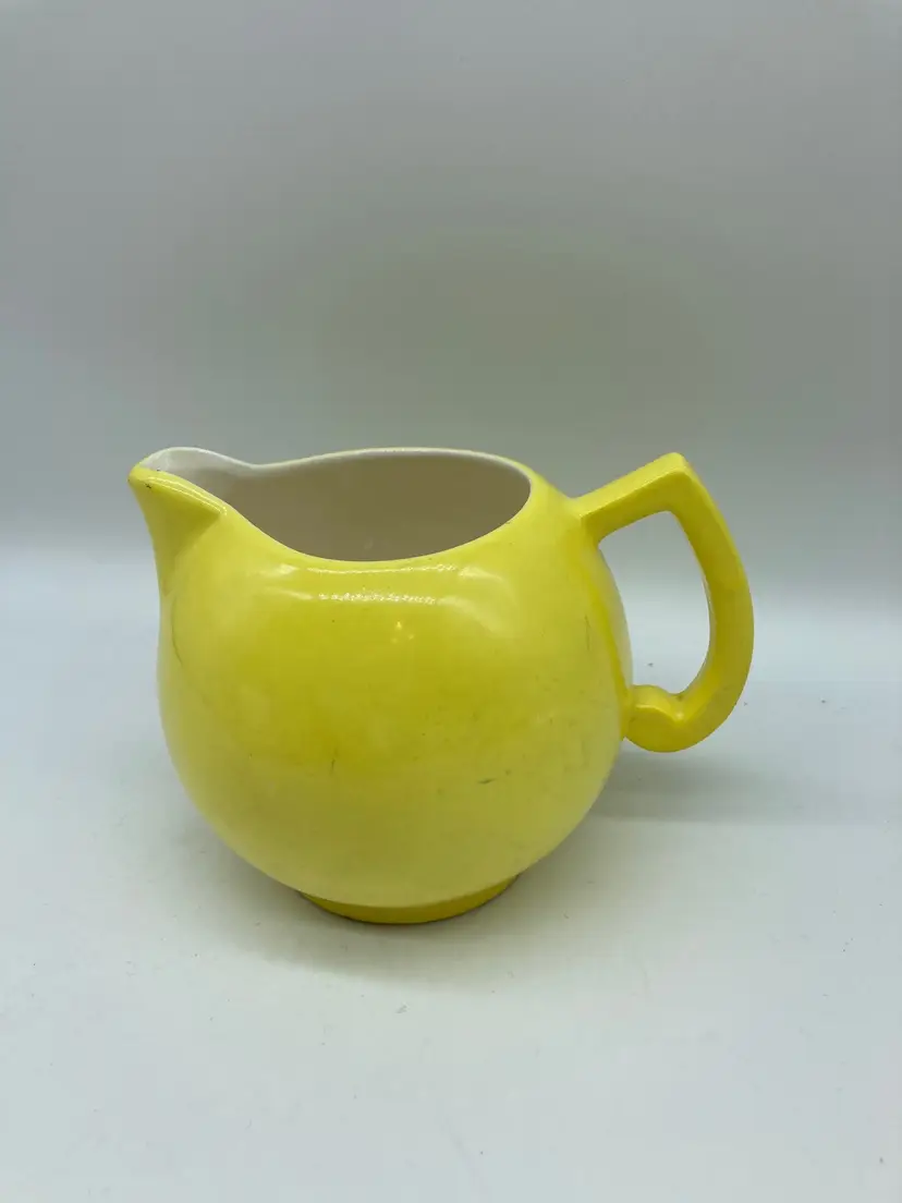MCM Yellow Creamer: Vintage Czechoslovakia