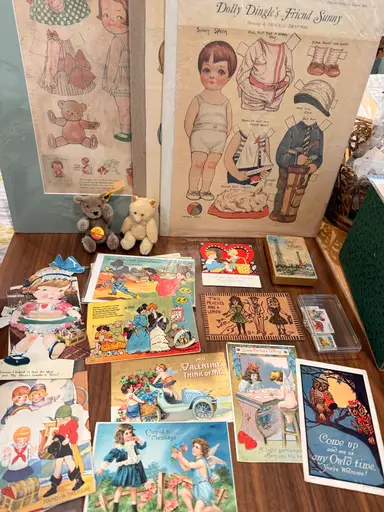 Vintage Ephemera, Buttons, Toys And More! 