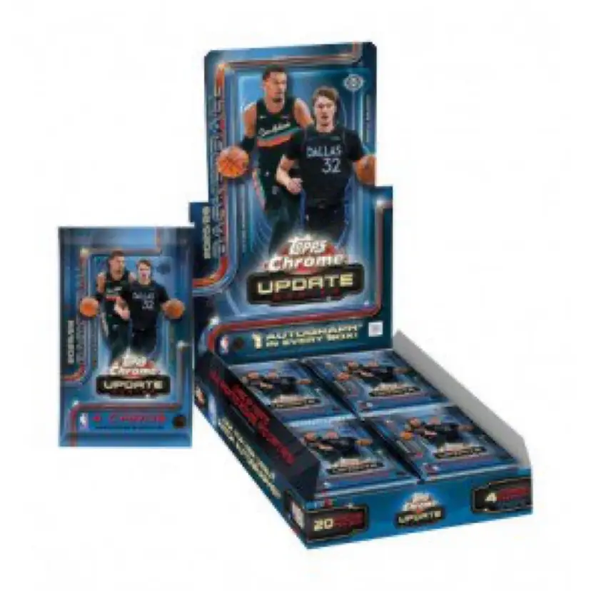 2025/26 Topps Chrome Update Basketball 3 Hobby Box PYT Live Rip #1 MBB2004 (stacked shipping)
