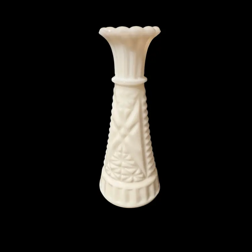 020 Milk Glass Bud Vase
