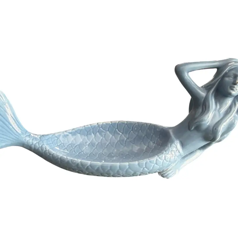 Blue Mermaid Trinket Dish