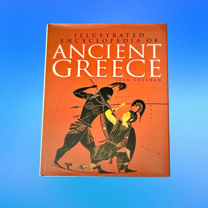 Vintage Hardcover Edition Illustrated Encyclopedia of Ancient Greece