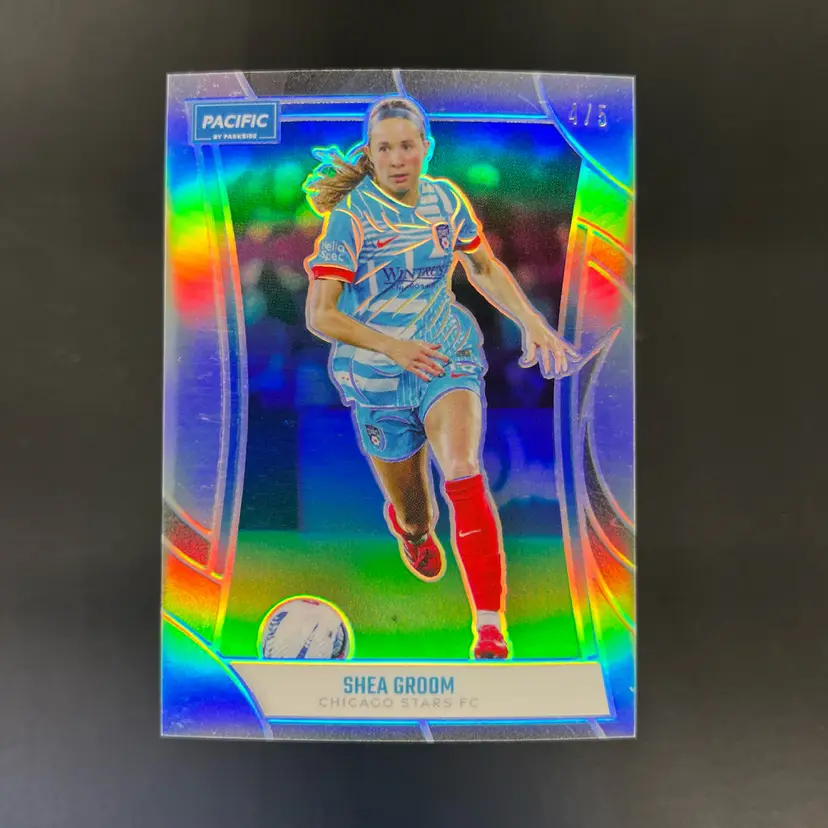 Shea Groom 2025 Parkside Pacific Silver /5 Chicago Stars Soccer Card