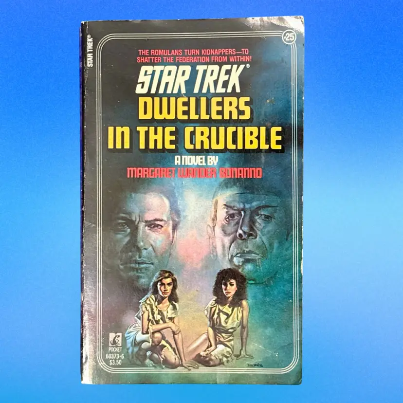 Vintage Paperback Edition Star Trek Dwellers In the Crucible Margaret Wander Bonanno