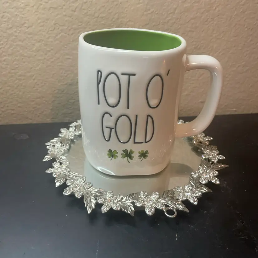 Rae Dunn "Pot O' Gold" St. Patrick's Day Ceramic Mug