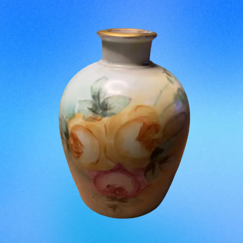 08. Vintage GDA Vase From France 5” Tall