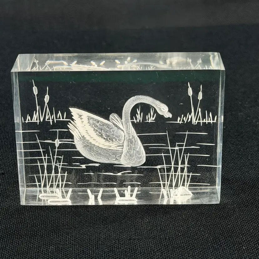 Lucite Swan