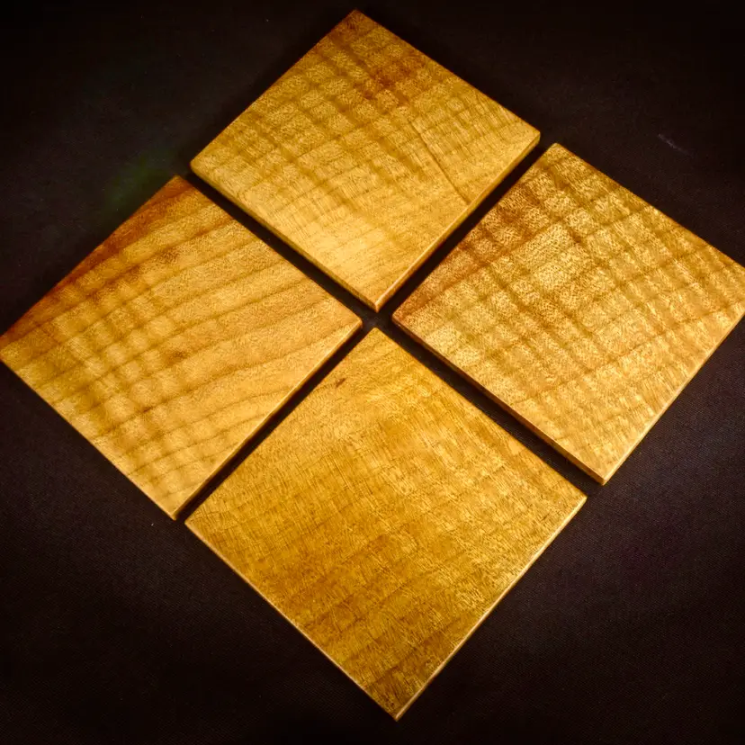 Bastogne Walnut Coasters - (B022)