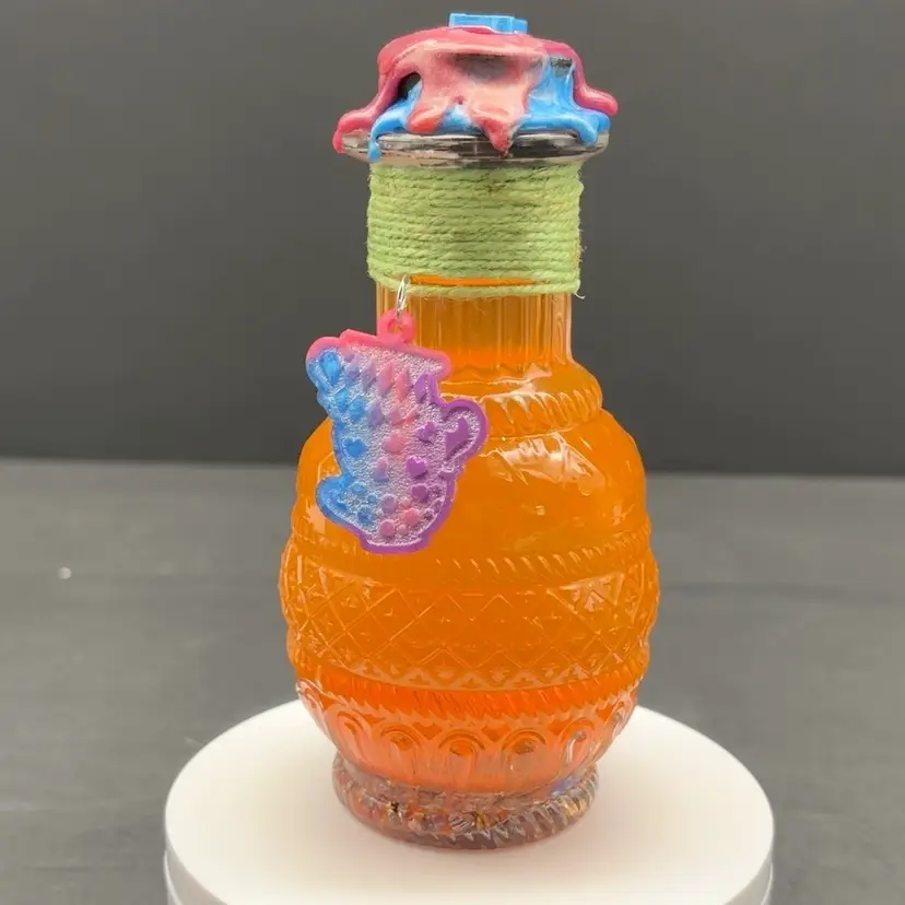 Mad Hatter Inspired Potion Bottle - Made by Me!