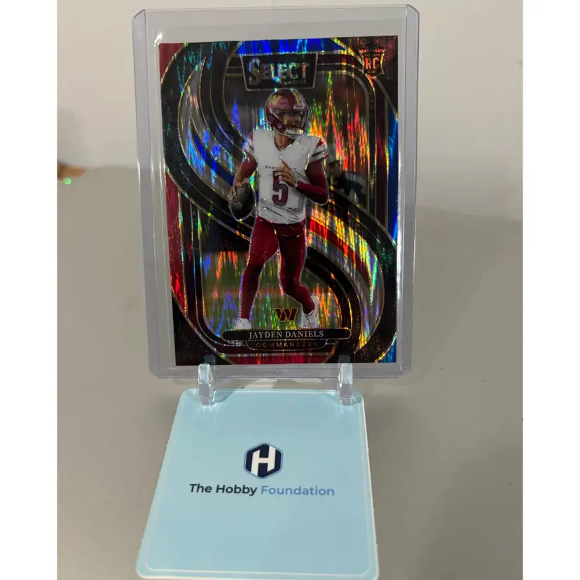 Jayden Daniels - 2024 Select Red White Blue Prizm - Washington Commanders