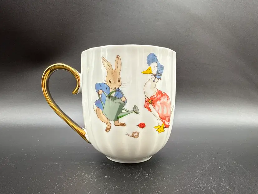 The World Of Beatrix Potter Peter Rabbit 16oz Coffee Tea Mug Duck Bugs