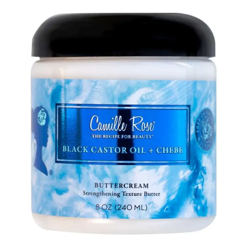 Camille Rose Black Castor Oil + Chebe Butter Cream - 8 oz