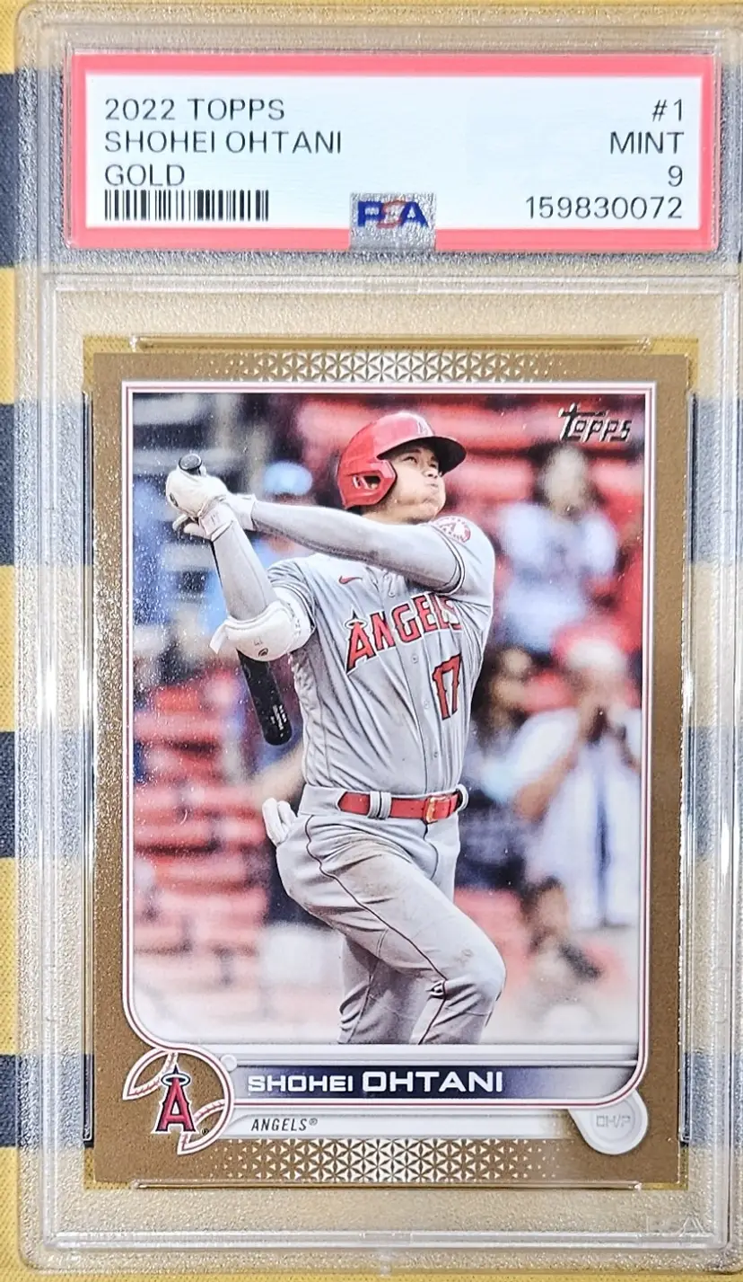 2022 Topps Gold Shohei Ohtani PSA 9 Mint 0173/2022