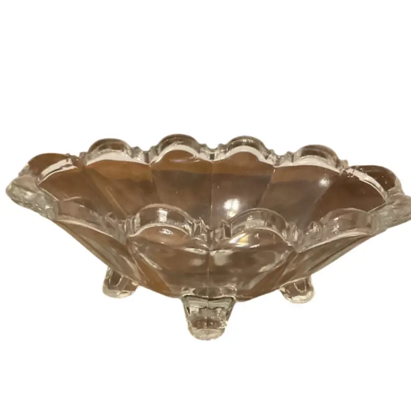 🎉Clear Glass Footed Candy Dish