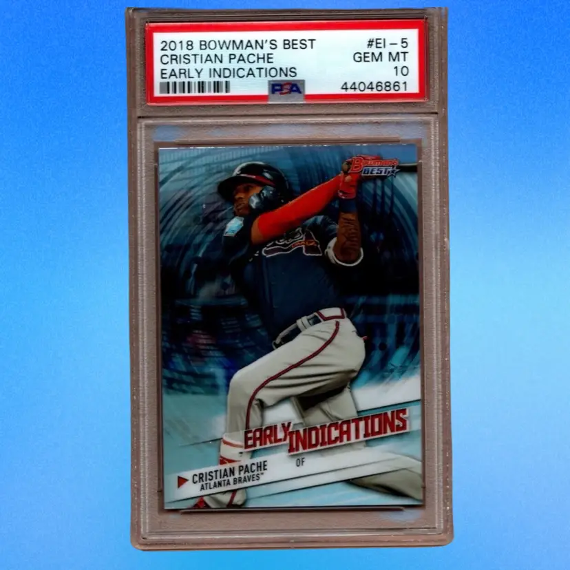 CRISTIAN PACHE 2018 Bowman's Best #EI-5 Atlanta Braves PSA 10