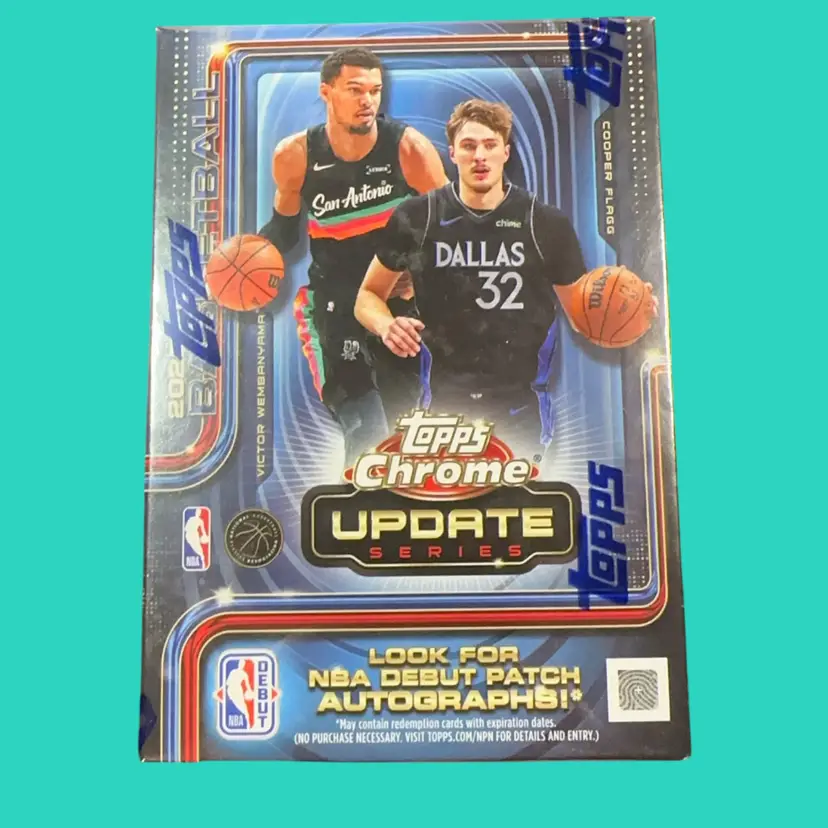 2025-26 Topps Chrome Update NBA Value Box Ripped Live