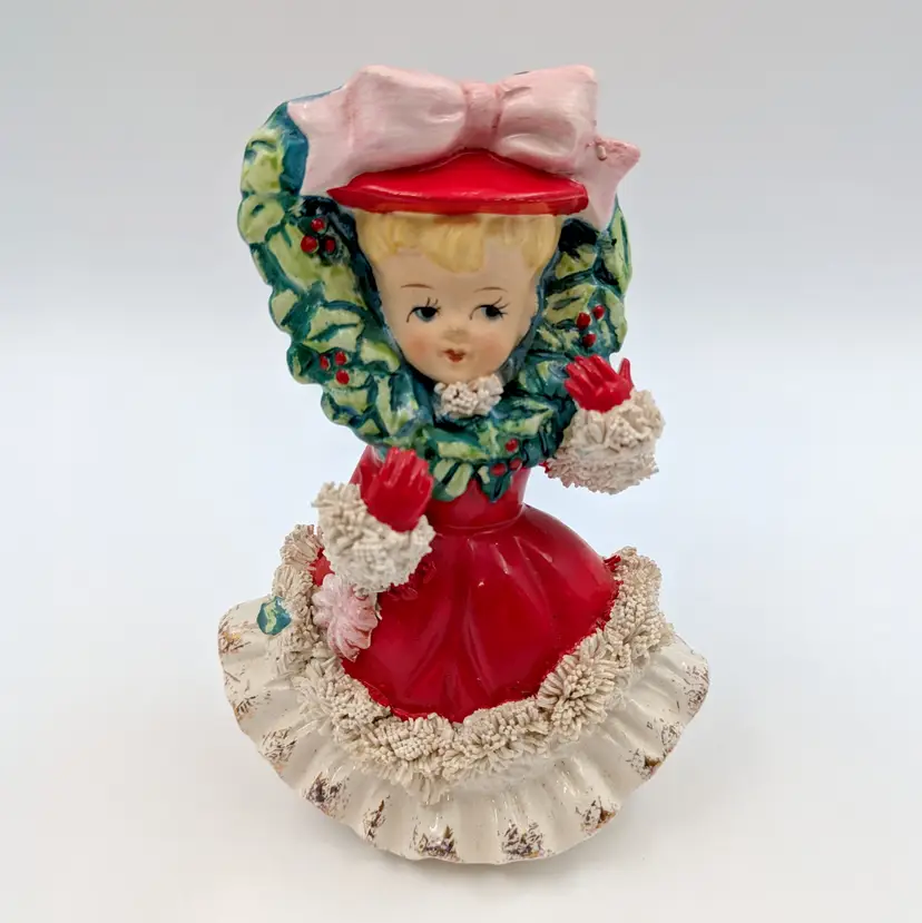 Napco Vintage Christmas Figure Japan Spaghetti