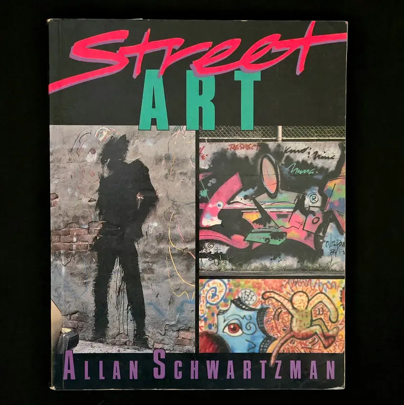 Book STREET ART First Paperback Edition by Allan Schwartzman 1985 with Issues Vintage