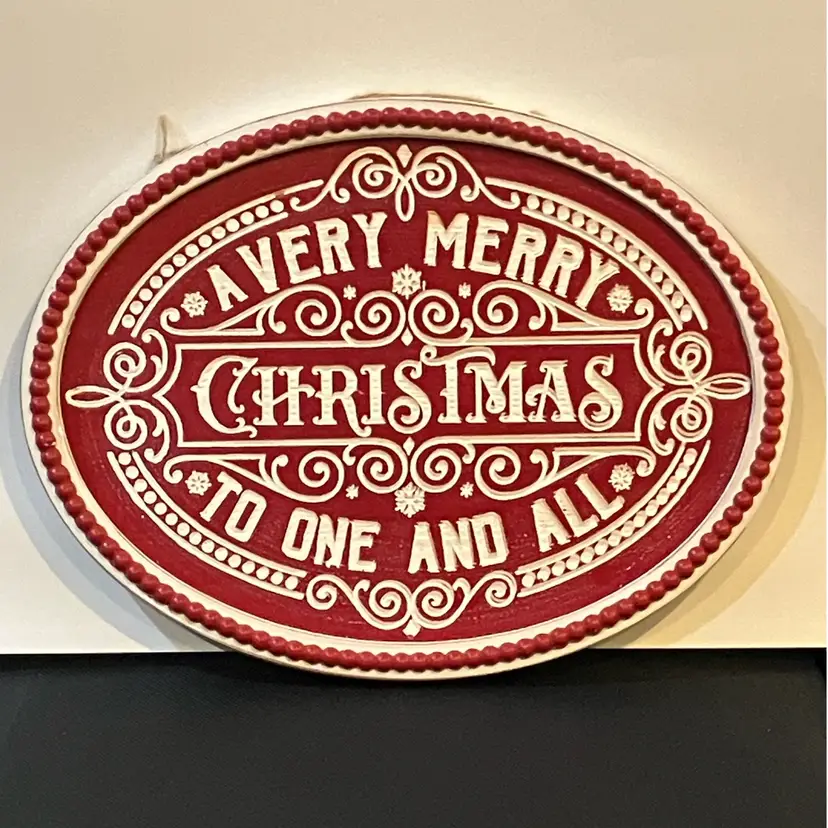 Ragon House Wood Sign “A Very Merry Christmas To One And All”