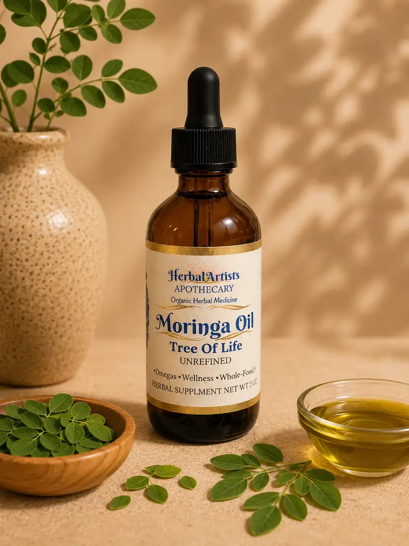 🌿 Unrefined Moringa Seed Oil Cold-Pressed • To eat • 60 ML