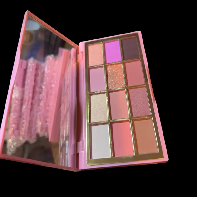 Msrp $22 – Cheeky Rose Beauty Electric Rose 12 Universal Eyeshadow Palette