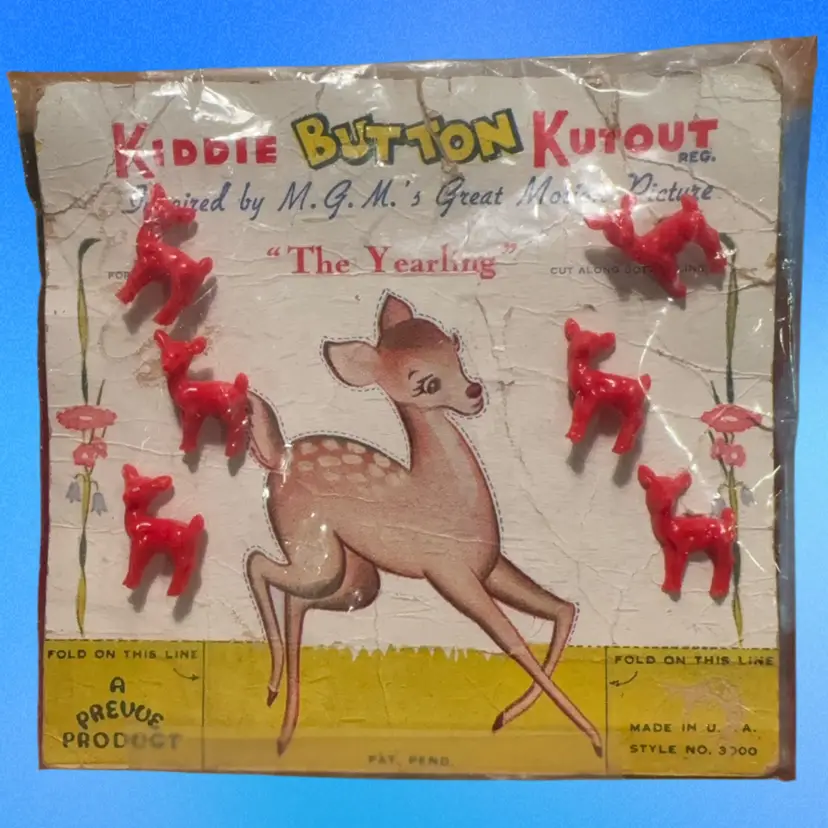 The Yearling On Original Card.