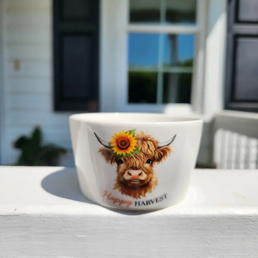 Cow Ramekin 2" x 3 1/2"