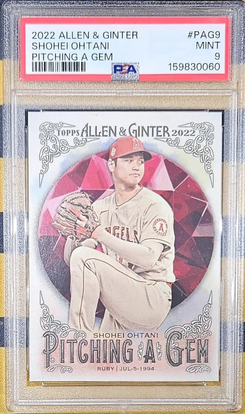 2022 Allen & Ginter Pitching A Gem Shohei Ohtani PSA 9 Mint
