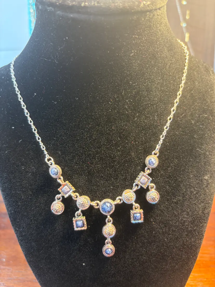 Blue Stone Necklace