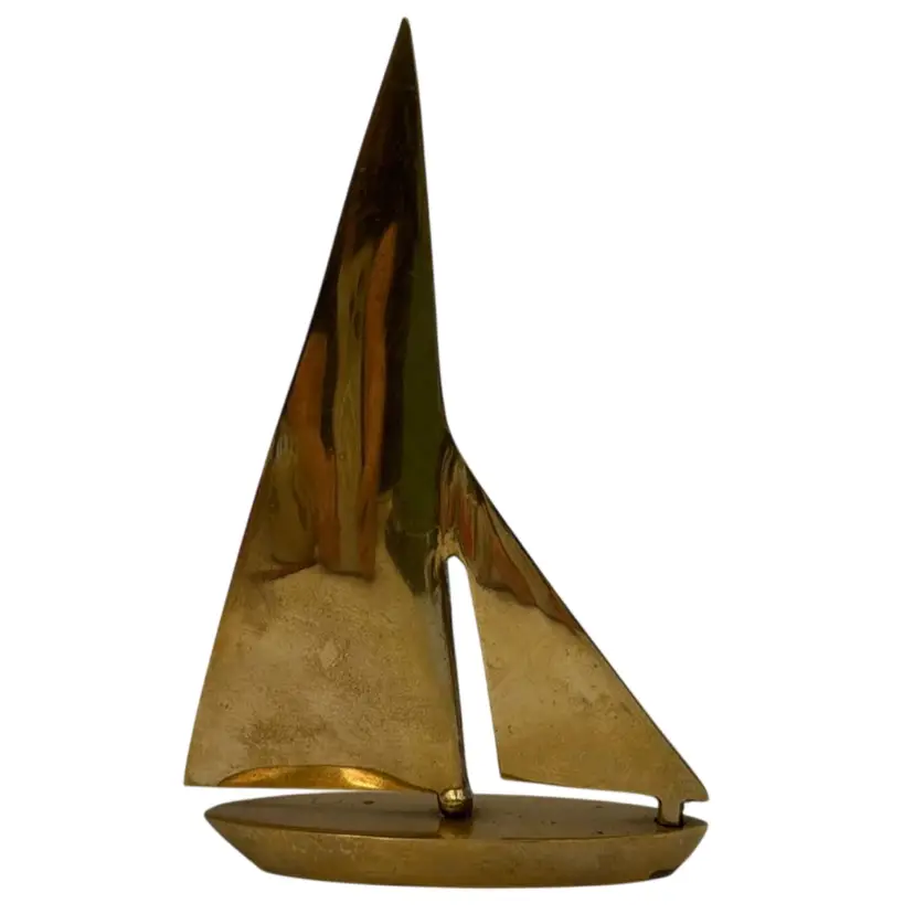 Vintage Brass sailboat