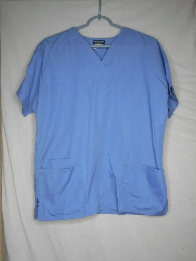 Cherokee Blue Scrub Top Medical Uniform