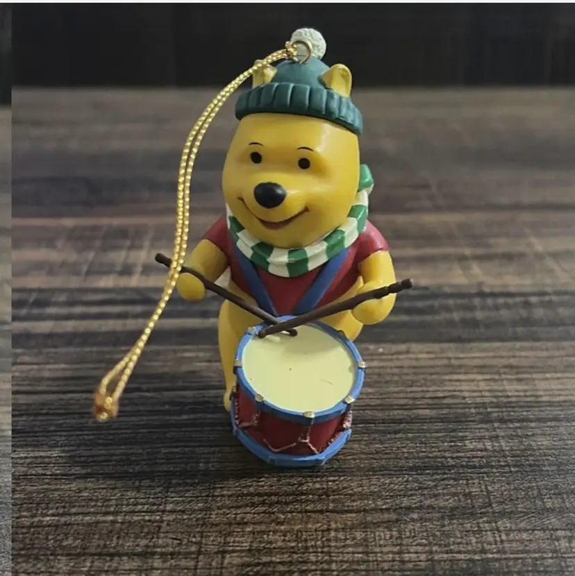 Disney Winnie the Pooh Christmas Ornament Drummer Grolier Christmas Magic