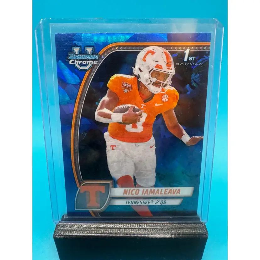 Nico Iamaleava 1st Bowman Chrome U Sapphire UCLA Bruins