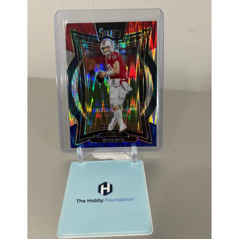 Drake Maye - 2024 Select Concourse Red White Blue Prizm - New England Patriots