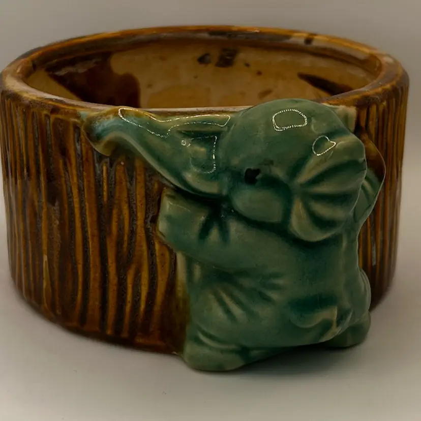 Elephant Ceramic Planter