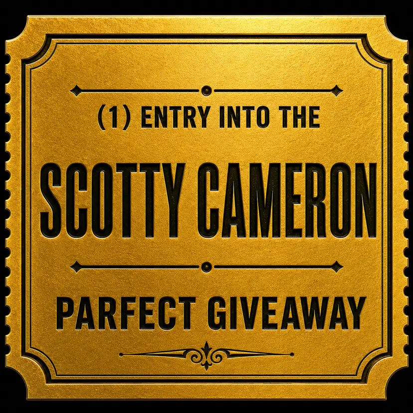 (1) ENTRY INTO SCOTTY CAMERON GIVEAWAY