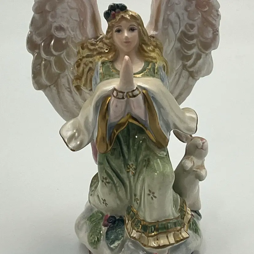 Fitz& Floyd- Peaceful Kingdom Holiday Angel