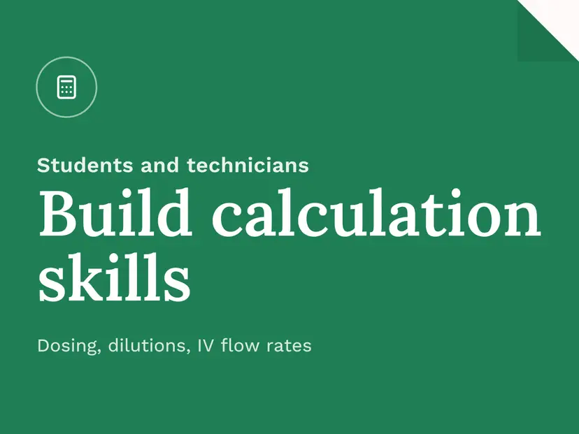 Pharmacy Calculations