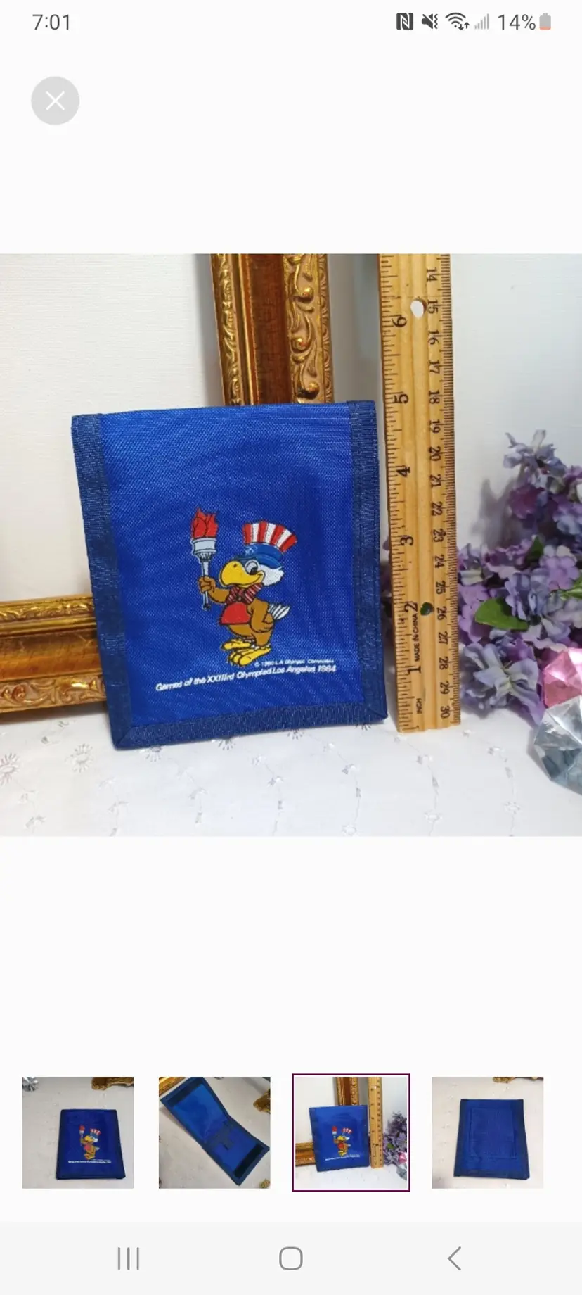 1984 Los Angeles Olympics velcro wallet