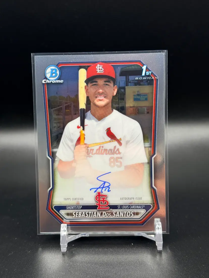 Sebastian Dos Santos 2026 Bowman Chrome 1st Bowman Autograph