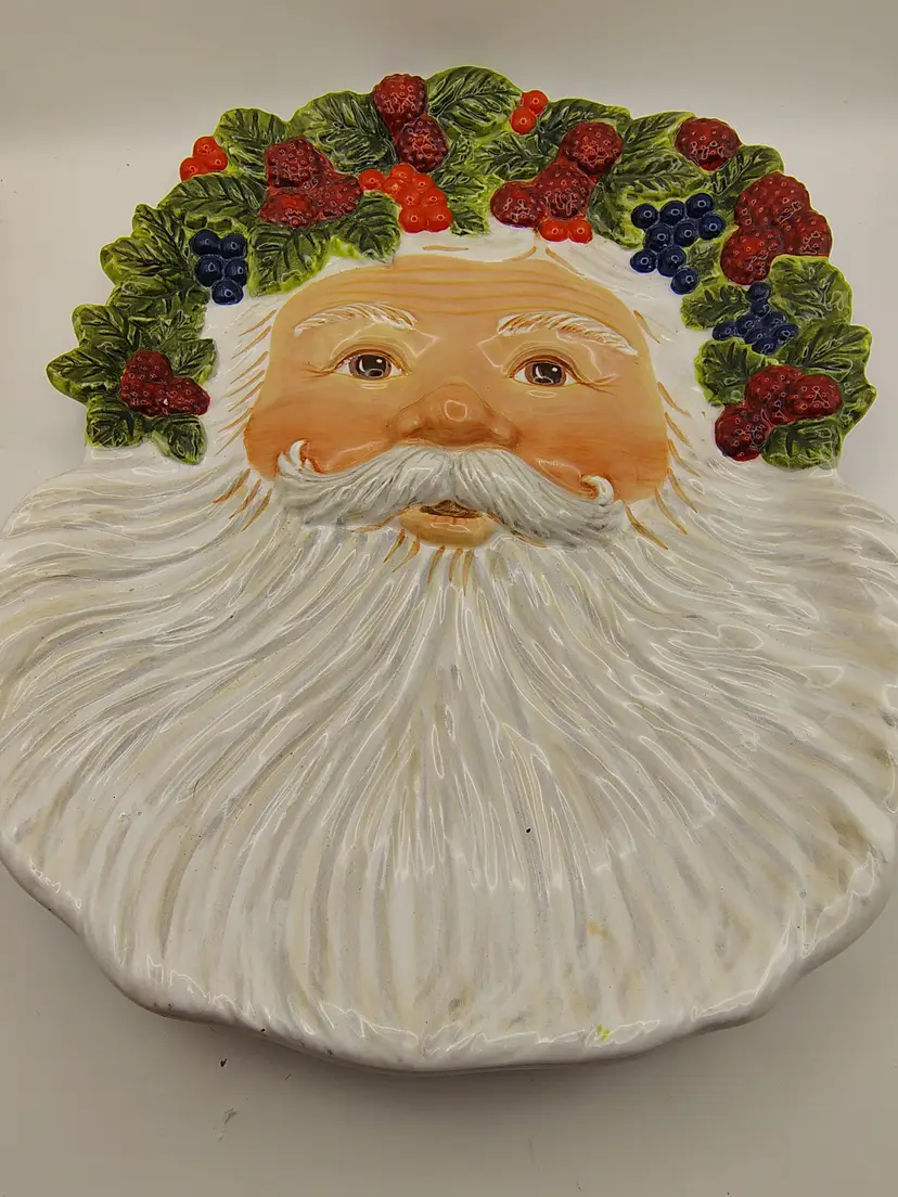 Dept. 56 Santa plate