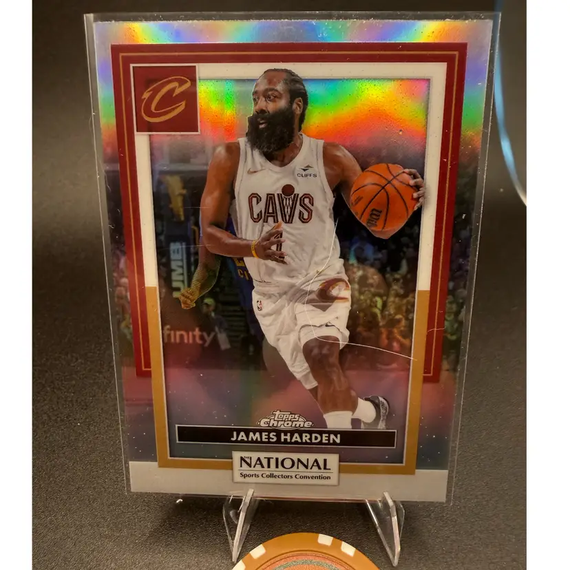2026 Topps Chrome James Harden Refractor National NSCC Exclusive Cleveland Cavaliers